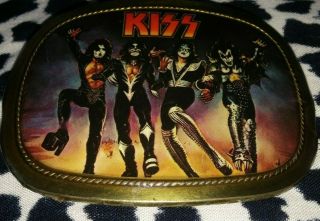 Kiss Destroyer Vintage Belt Buckle 1977 Pacifica Mfg Rare Htf Gene Paul