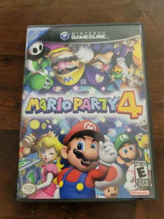 Mario Party 4 Nintendo Gamecube Complete Cib Rare