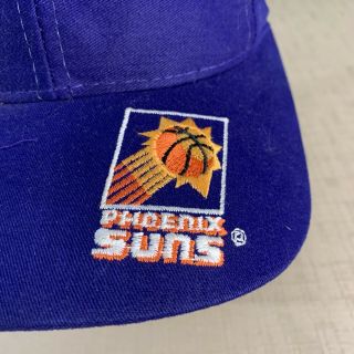 Rare Vintage 1990s Phoenix Suns NBA The Game Big Logo Snapback Hat Cap LOGO 7 3
