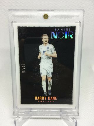 2016 - 17 Panini Noir Soccer Harry Kane Color /10 True Rc Rare Psa