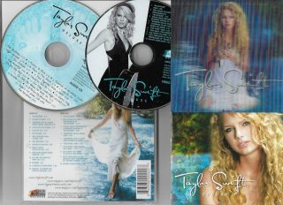 Taylor Swift “s/t Deluxe” Rare Limited Edition Cd/dvd With 3d Cover