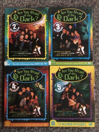 Are You Afraid Of The Dark Dvds,  Season 2 - 5 Rare Oop