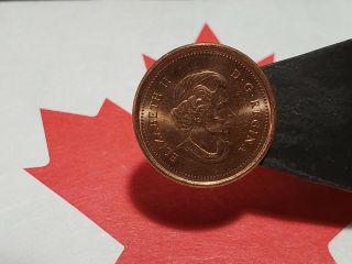 Rare 2006 Canadian Penny No Logo No P Magnetic.  Au, .