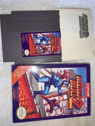 Rare Mega Man 2 Nintendo Nes 1989 Complete Cib Capcom Megaman