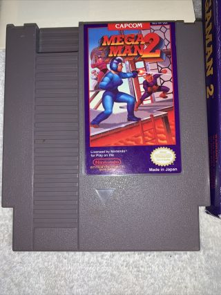 RARE Mega Man 2 Nintendo NES 1989 Complete CIB Capcom Megaman 2