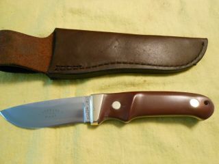 Schrade knife,  custom hunter 2,  loveless style blade,  with case,  rare 2