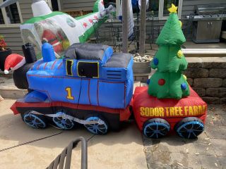 RARE GEMMY Christmas Thomas The Train Tank Engine Collectors Inflatable Sodor 2