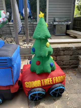 RARE GEMMY Christmas Thomas The Train Tank Engine Collectors Inflatable Sodor 3